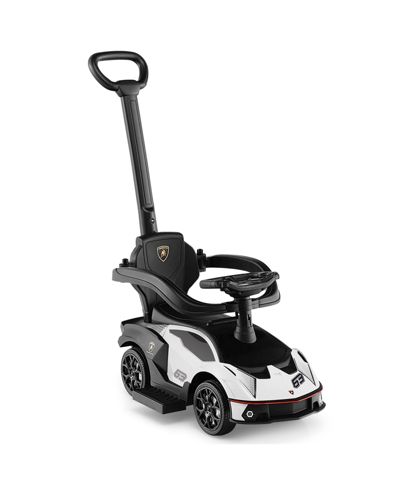 Slickblue 3 in 1 Licensed Ride On Push Car with Handle Guardrail for Kids