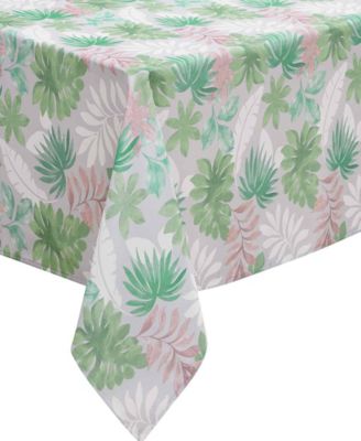 Скатерть IZOD Cove Palm водоотталкивающая для дома и улицы, 60" x 102" Rectangle