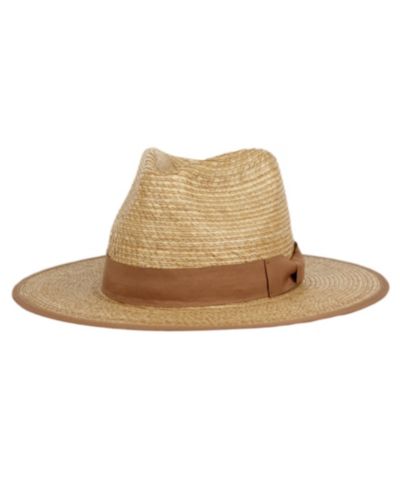 Angela & William Шляпа панама Panama Fedora с широкими полями и лентой Grosgrain
