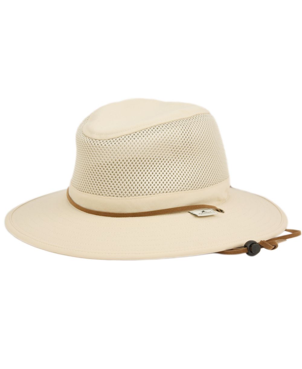 Angela & William Outdoor Safari Mesh Sun Hat with Chin Cord