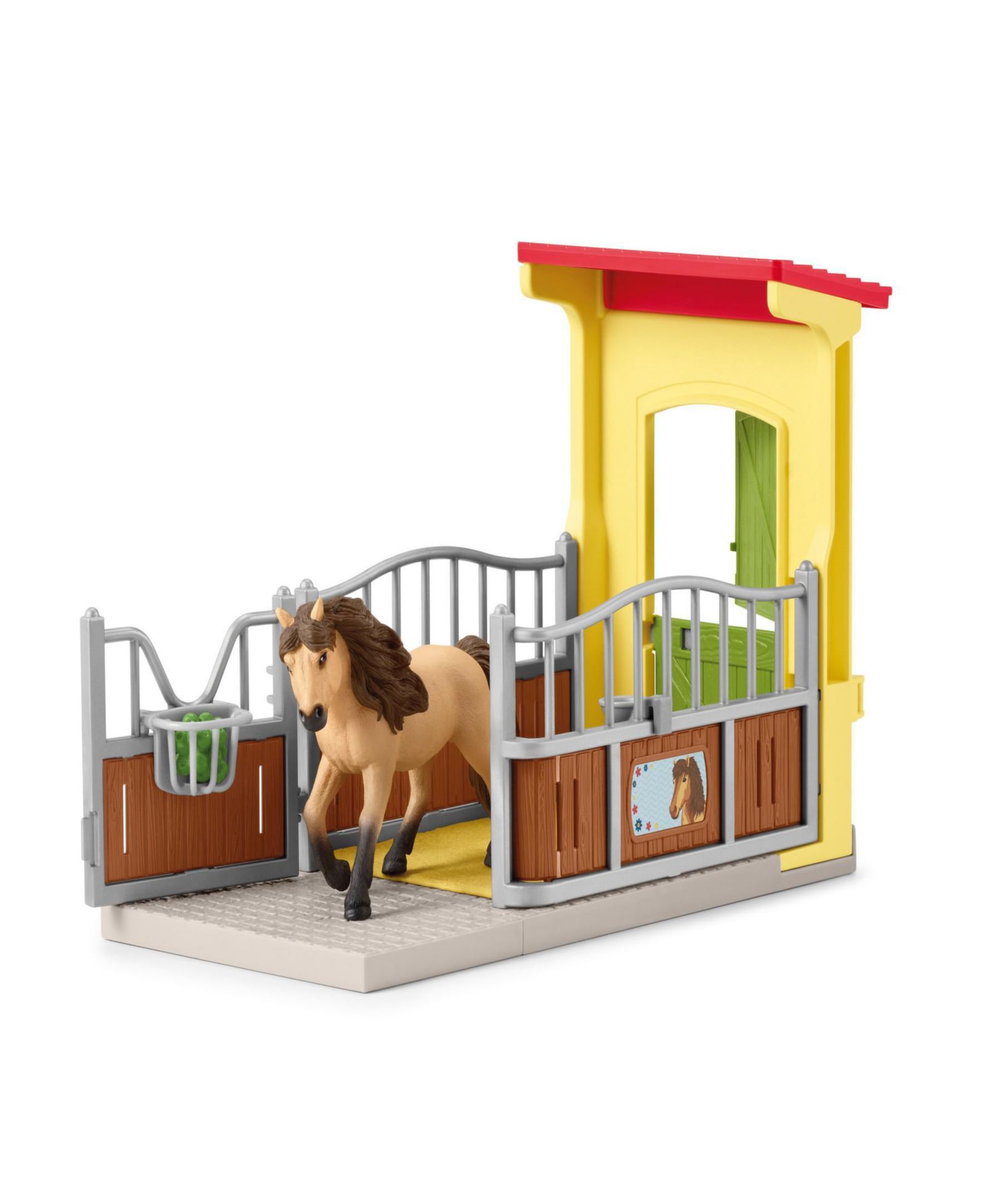 Набор Schleich Farm World Pony Box With Iceland Pony Stallion Playset