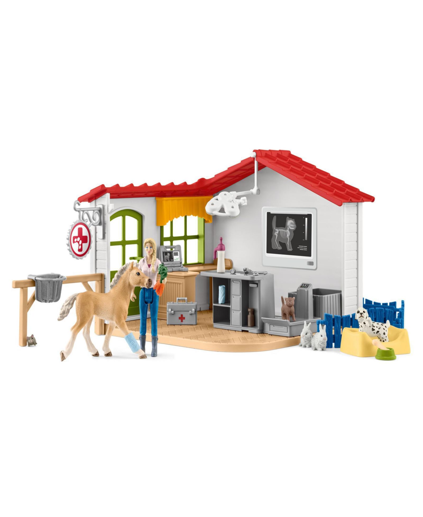 Schleich Farm World игровой набор ветеринара с питомцами