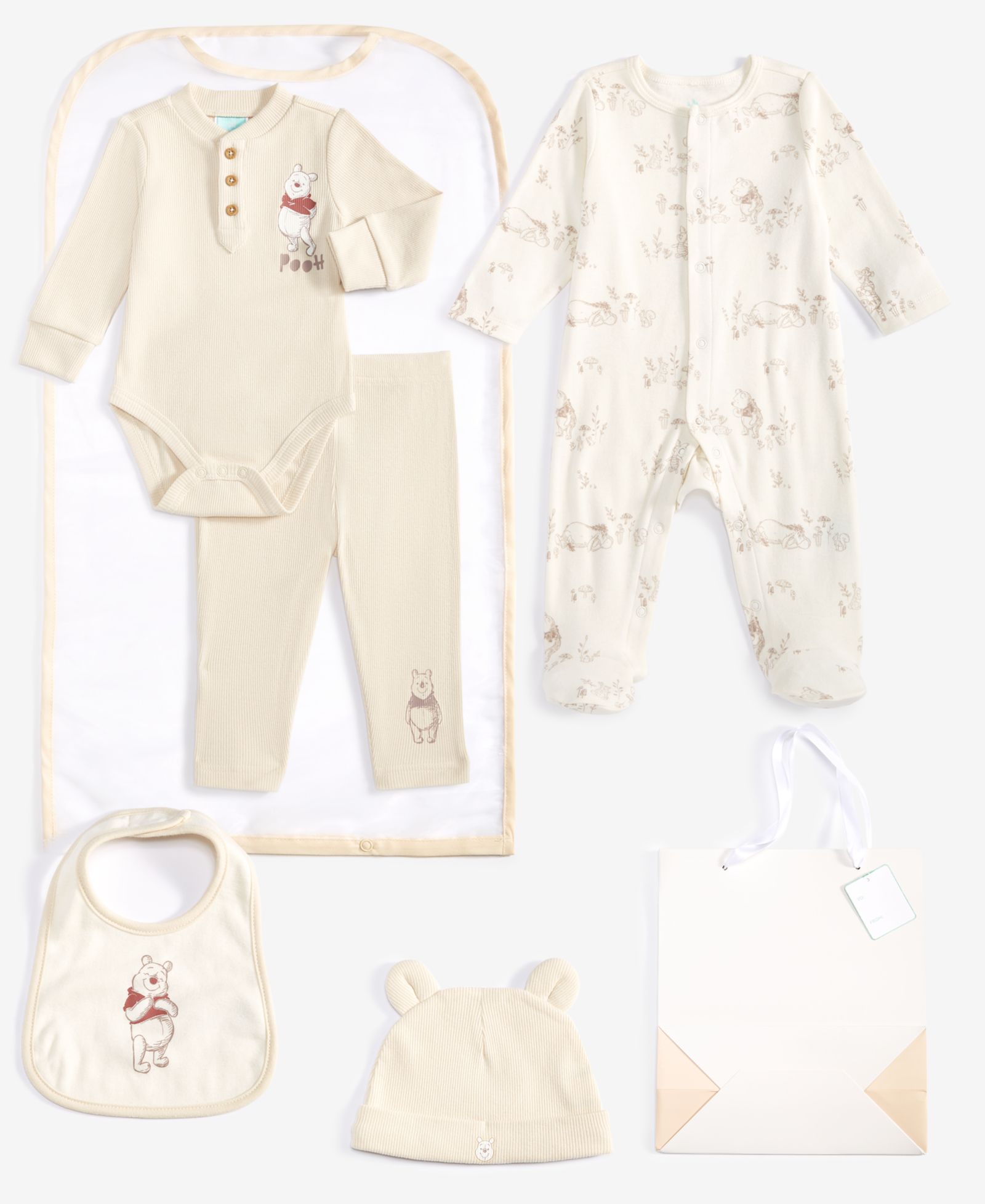 Disney Baby Boys 7-Pc. Winnie the Pooh Sleep-N-Play Gift Set