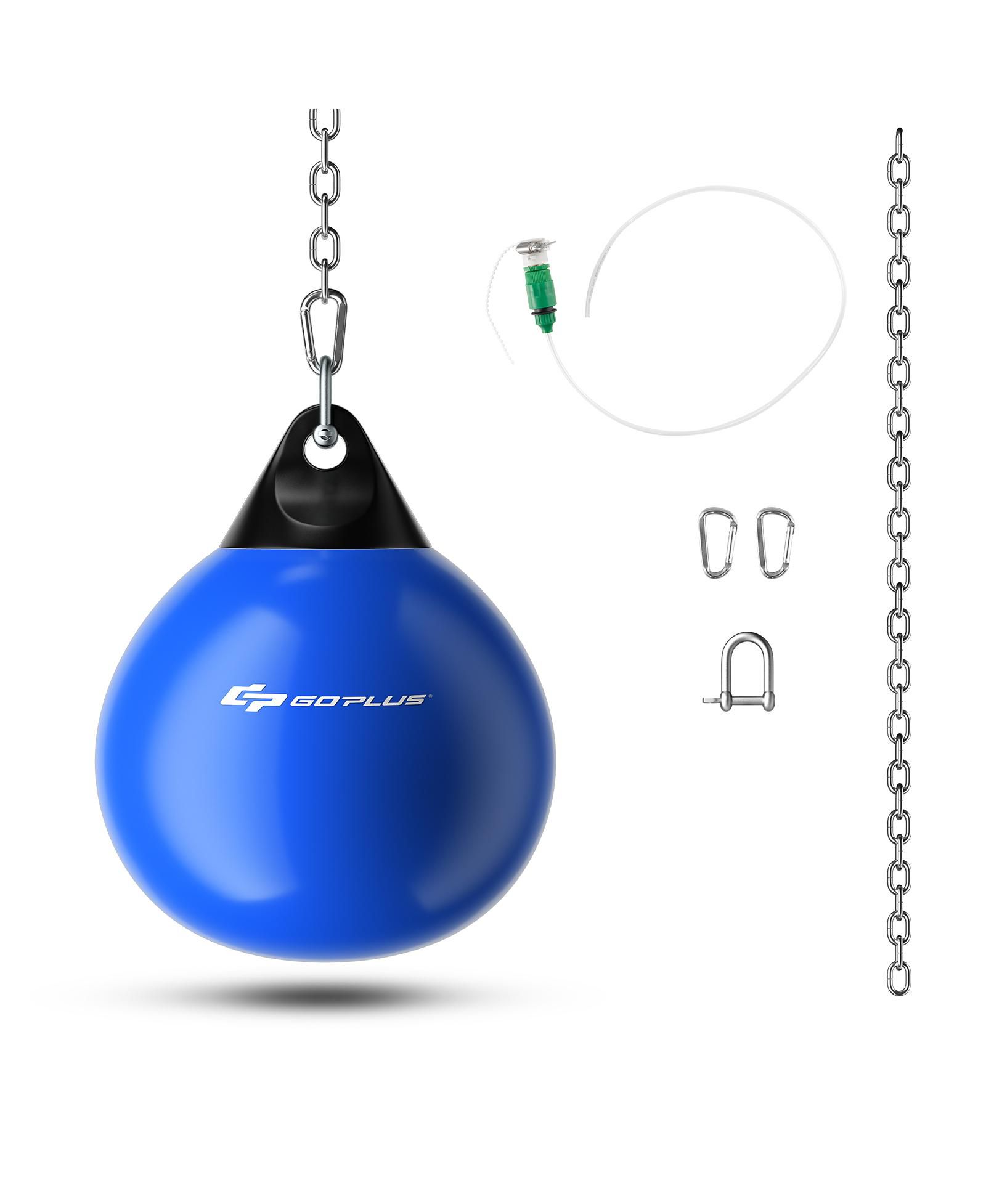 110 Pound Heavy Punching Water Aqua Bag with Adjustable Metal Chain