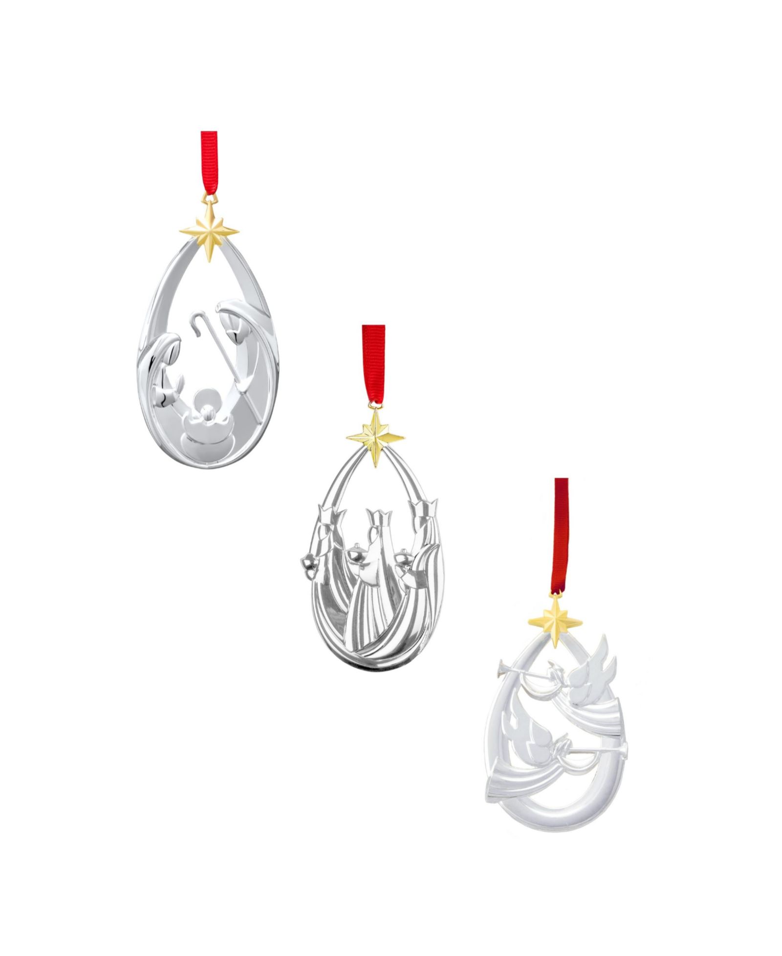 Набор украшений Nambé Nativity Ornament Trio