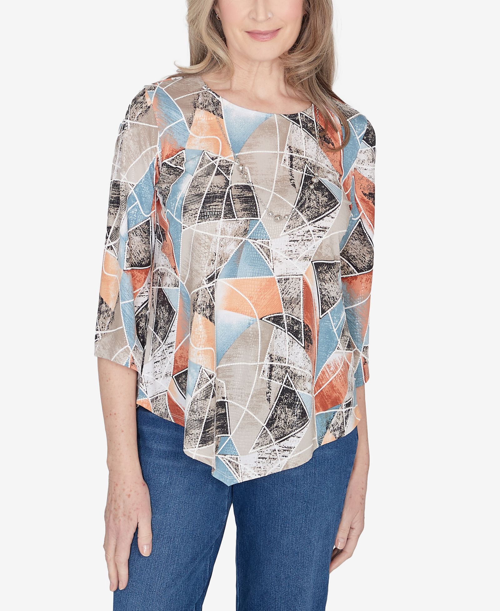 Топ Alfred Dunner Classic Stained-Glass SharkBite