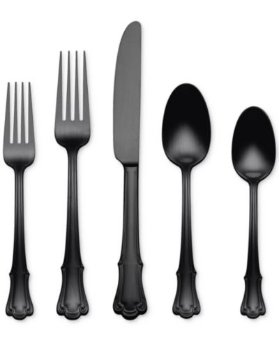 Набор столовых приборов Oneida James Street Black 20-Pc., на 4 персоны