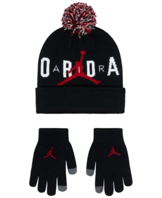 Комплект Jordan Big Kids 2-Piece Pom Beanie and Gloves