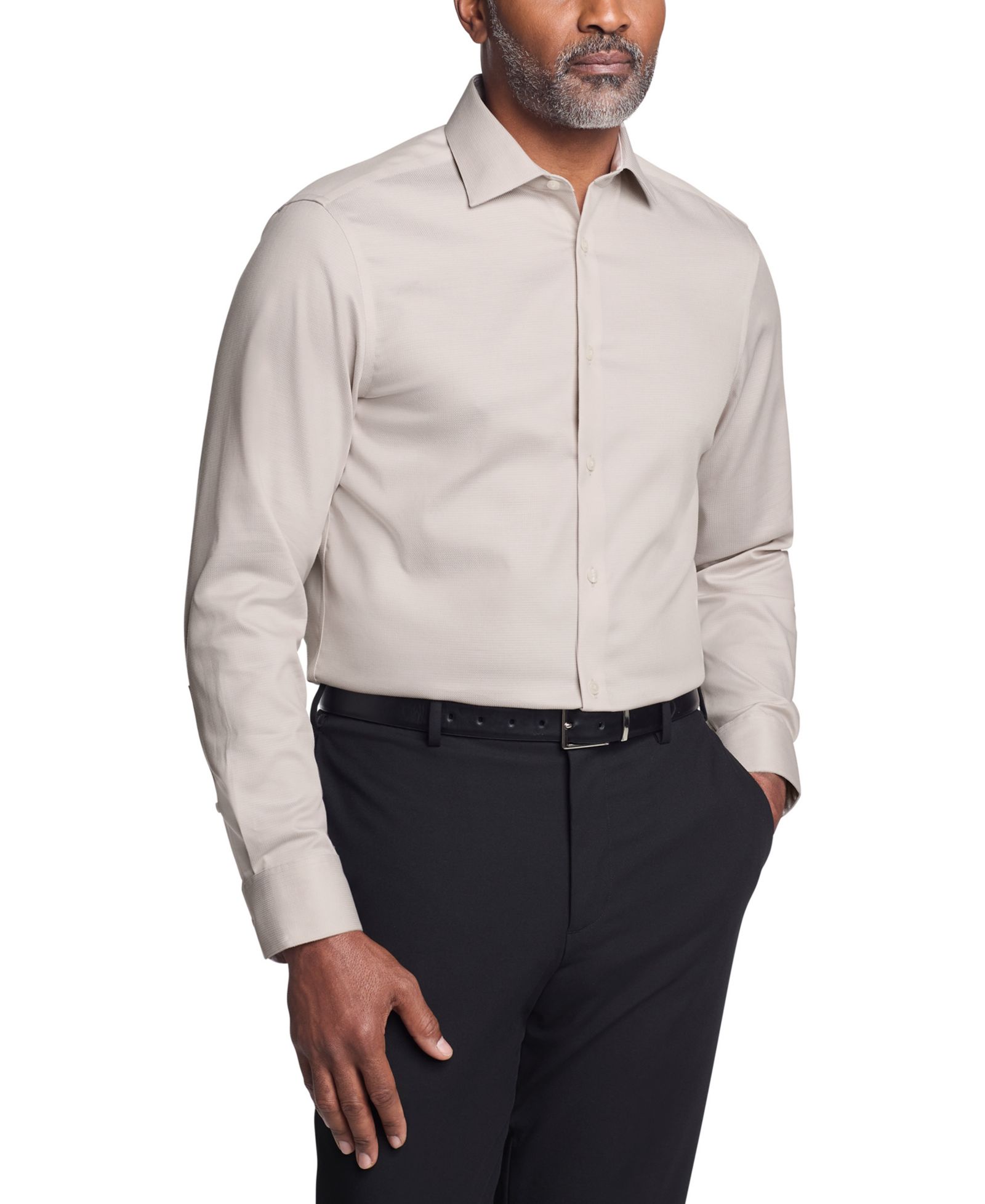 Мужская рубашка Calvin Klein Performance Wrinkle Free Stretch, Slim Fit
