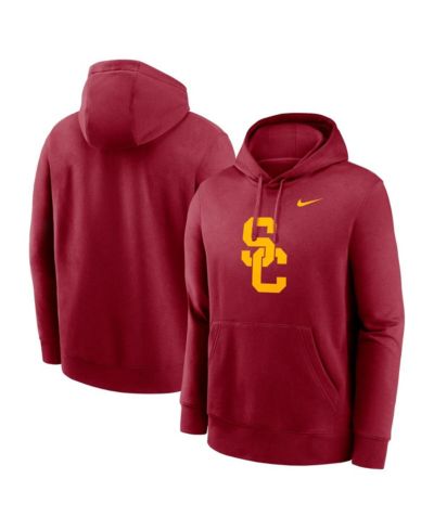 Мужское худи Nike Club Fleece с принтом USC Trojans Primetime Evergreen