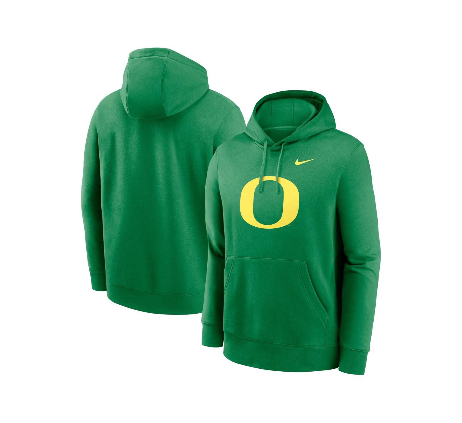 Мужское худи Nike Oregon Ducks Primetime Evergreen Club Fleece Pullover