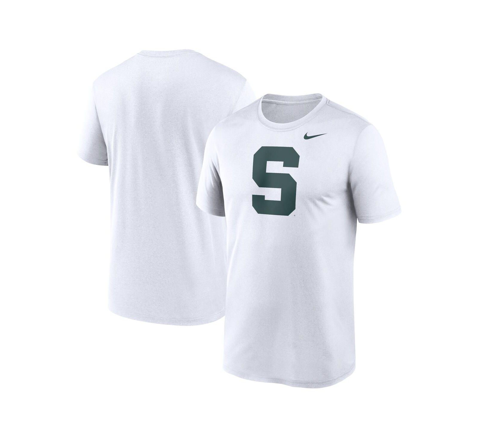 Мужская футболка Nike White Michigan State Spartans Primetime Legend Alternate Logo