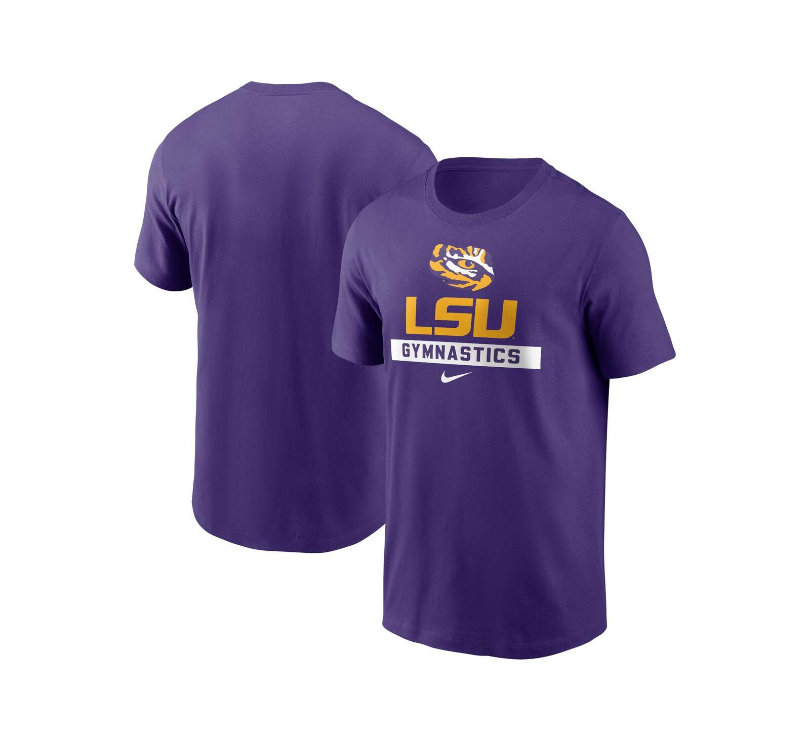 Мужская футболка Nike Purple LSU Tigers Gymnastics T-Shirt