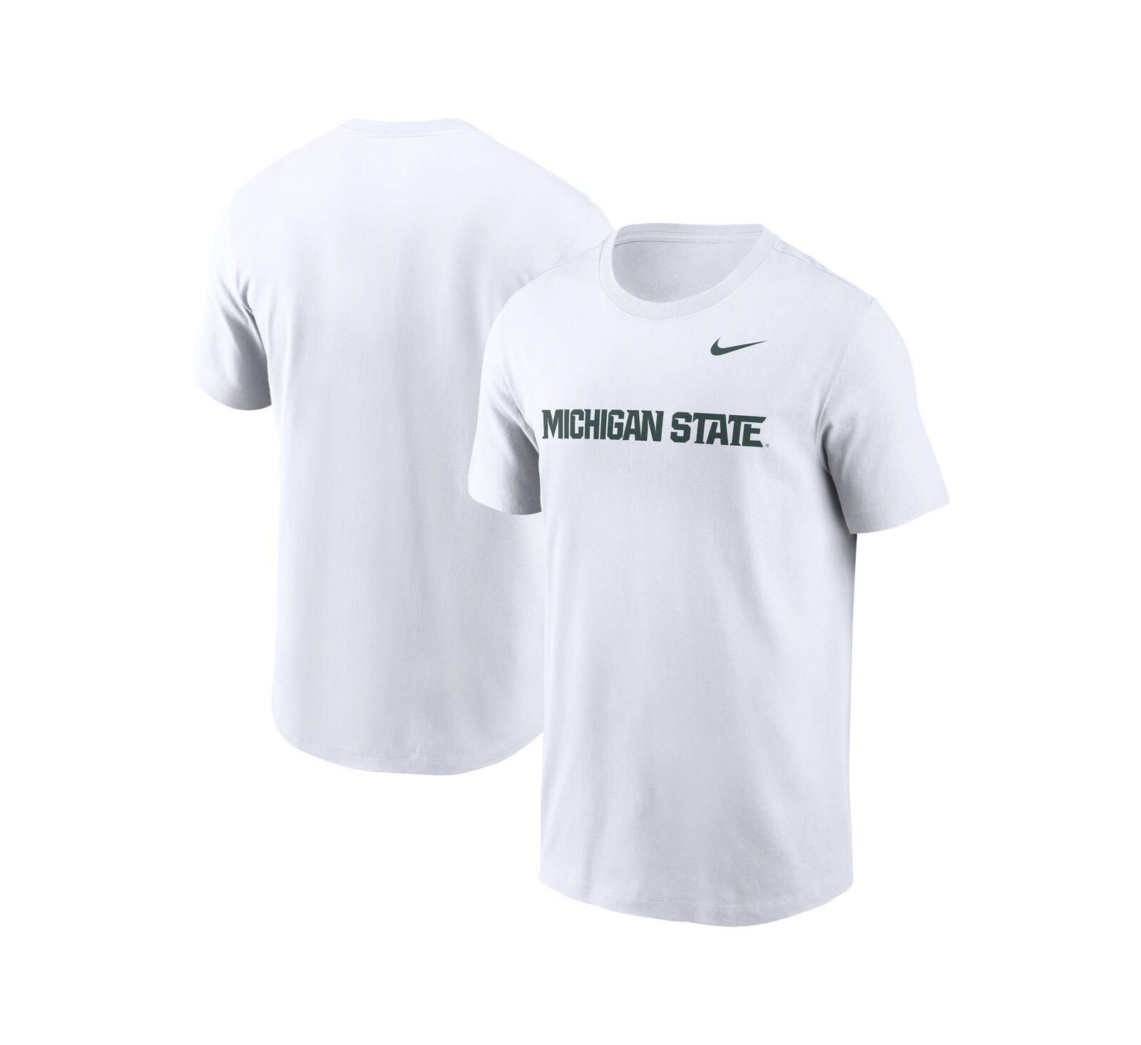 Nike Men's Michigan State Spartans Primetime Evergreen Wordmark T-Shirt