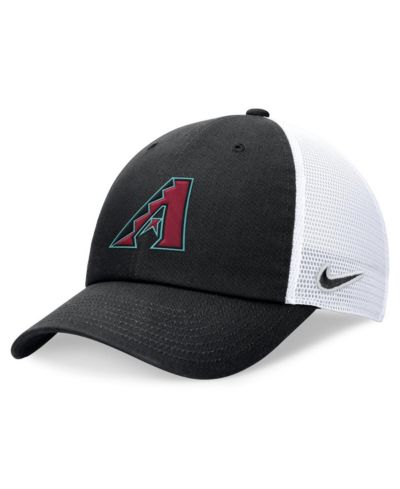Nike Men's Black Arizona Diamondbacks Evergreen Club Trucker Adjustable Hat