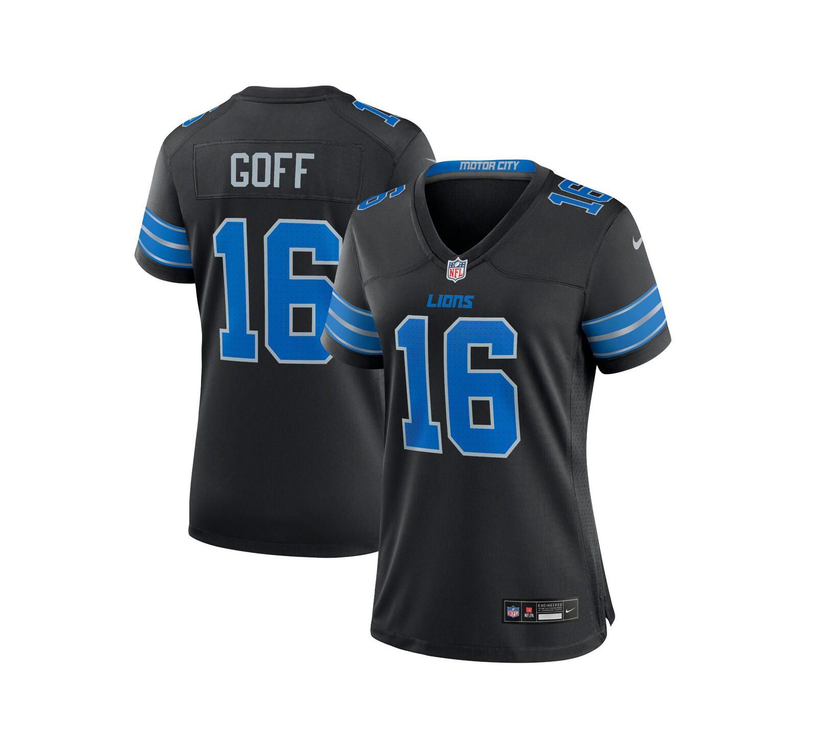 Nike Women's Jared Goff Detroit Lions 2nd Alternate Game Jersey