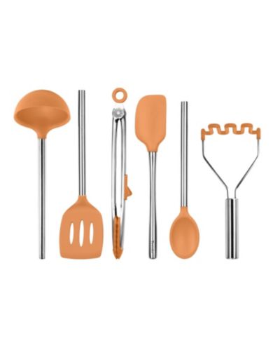 Набор кухонных инструментов Tovolo 6-Pc. Silicone with Steel Handles