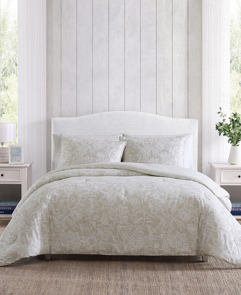 Nautica Tortola Reversible 3 Piece Comforter Set, Full/Queen