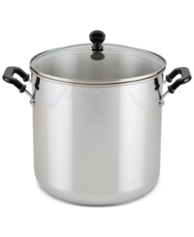 Нержавеющая сталь кастрюля Farberware Classic Series с крышкой, 11-Quart