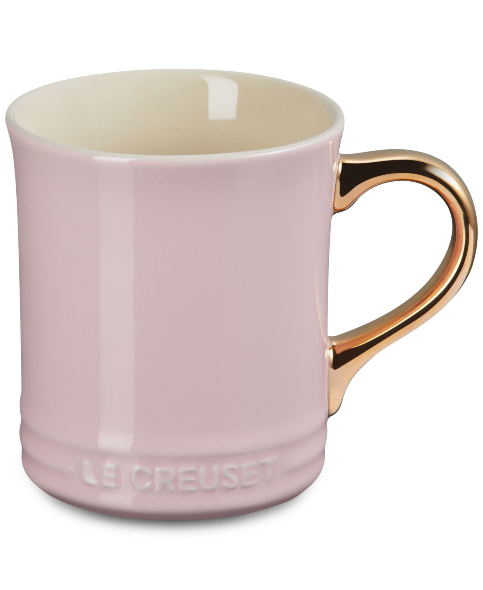 Le Creuset Stoneware 14 oz. Mug with Metallic Handle