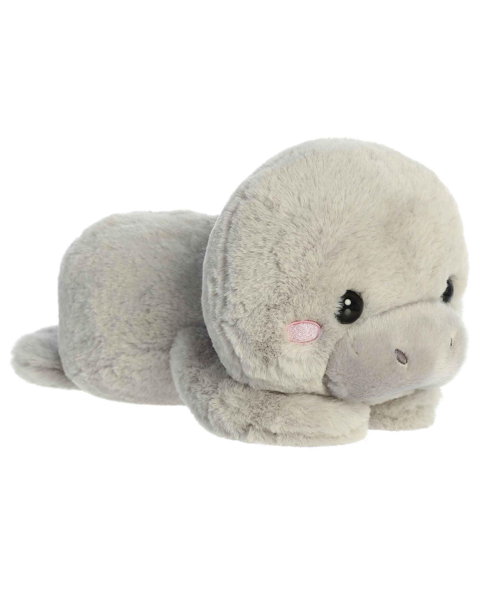 Мягкая игрушка Aurora Small Millie Manatee Gray 9.5"
