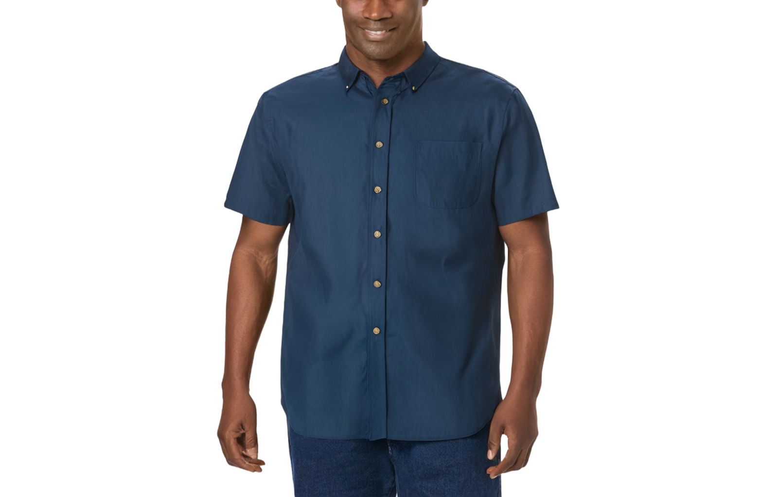 Рубашка KingSize Men's Short Sleeve Wrinkle-Free Sport