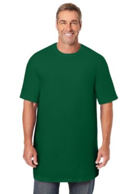 KingSize Men's Shrink-Less Lightweight Longer-Length Crewneck T-Shirt