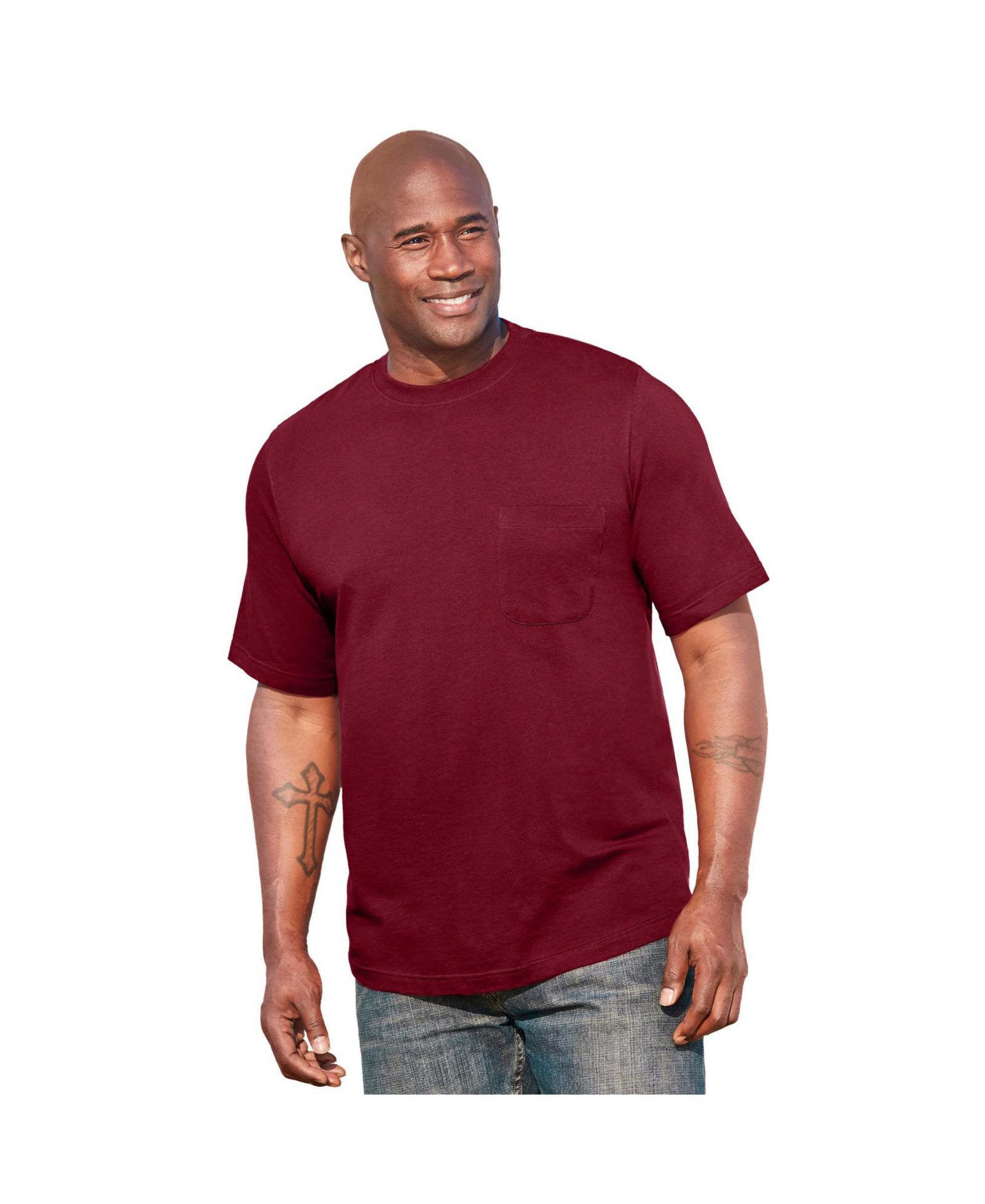 KingSize Men's The Ultra-Light Comfort Pocket Tee