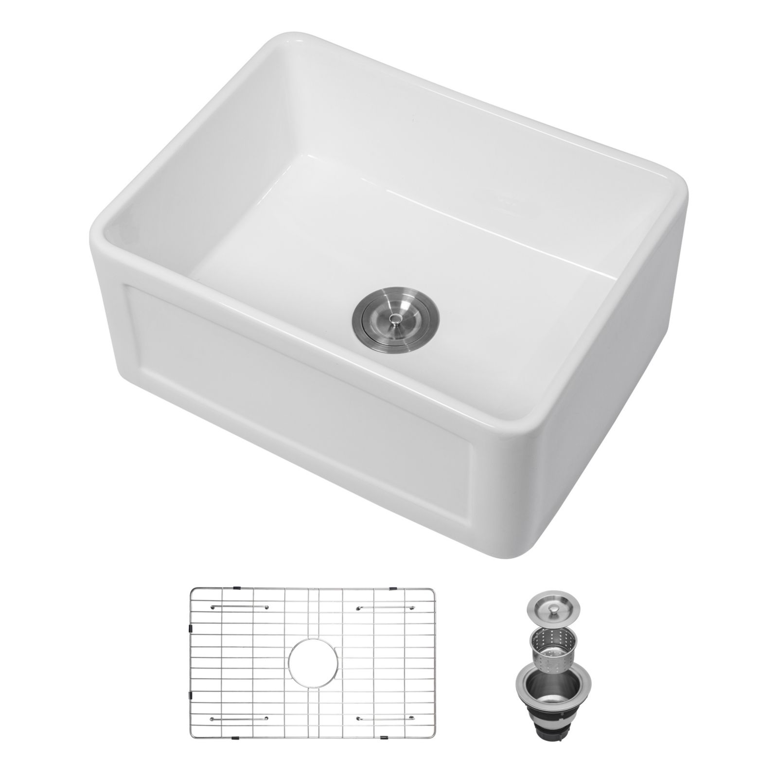 Раковина Streamdale Furniture 24" Ceramic Farmhouse