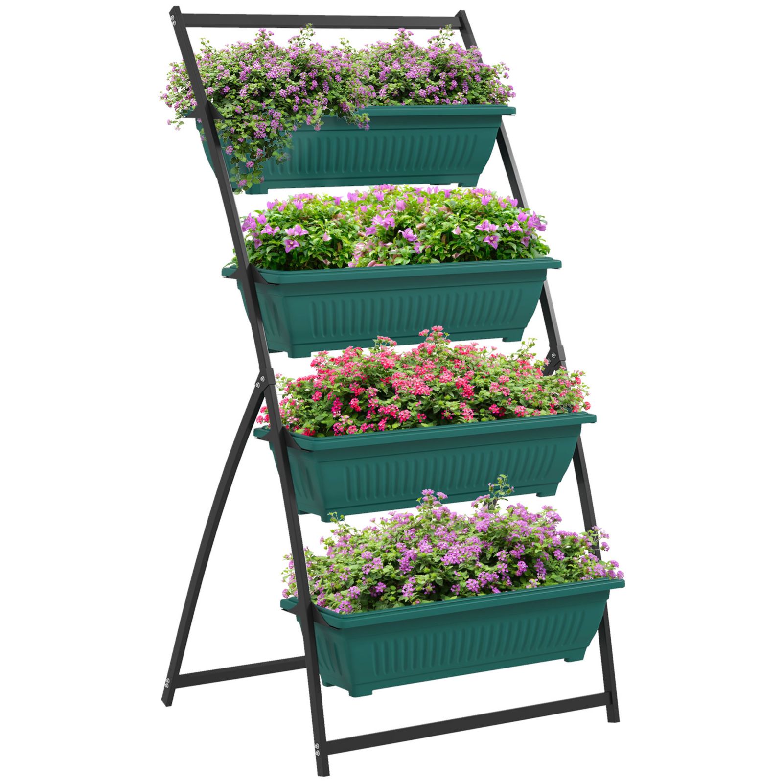 Вертикальный сад Streamdale Furniture 4-Tiered Ergonomic, Space-Saving, Elevated Planter