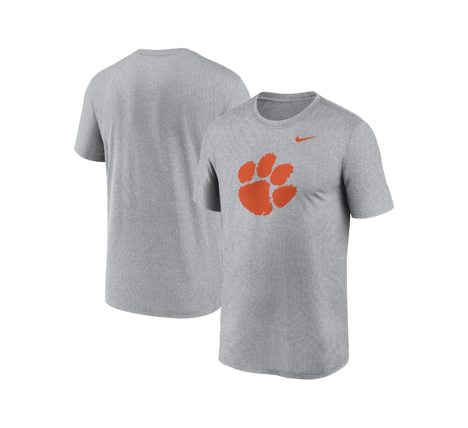 Мужская футболка Nike Heather Gray Clemson Tigers