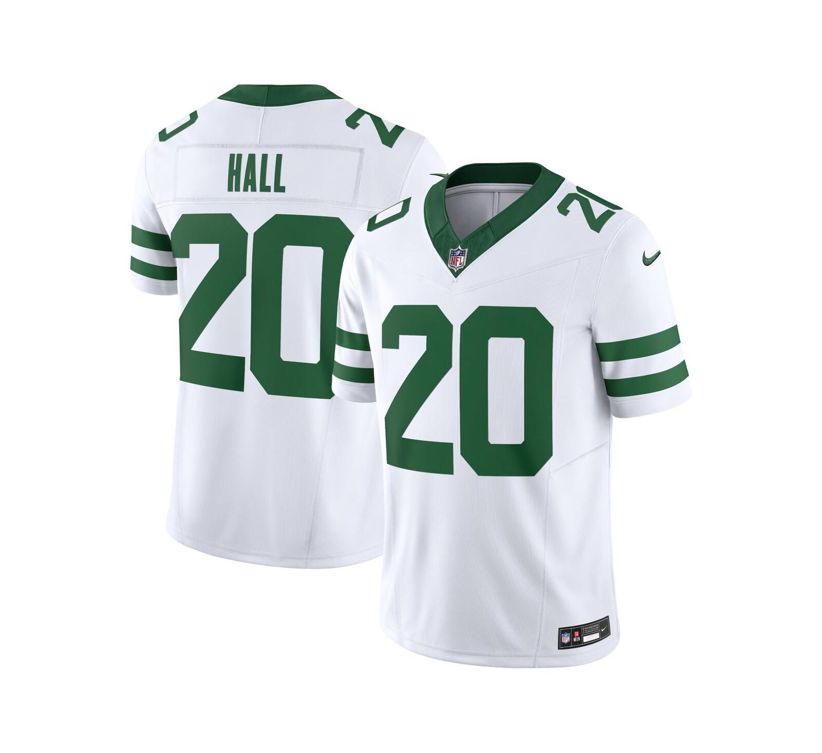 Мужская джерси Nike Breece Hall Legacy New York Jets Vapor F.U.S.E. Limited