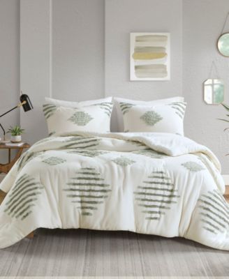 INK+IVY Комплект из 3-х одеял Tahli Tufted Chenille, King/California King
