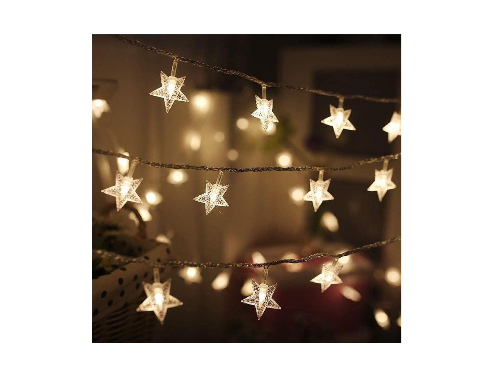 Twinkle Star набор из 2 шт. светодиодных звездных огней 100 LED для Хэллоуина и Рождества