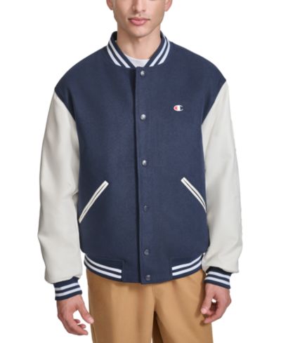 Мужская университетская куртка Champion Colorblocked Mixed-Media
