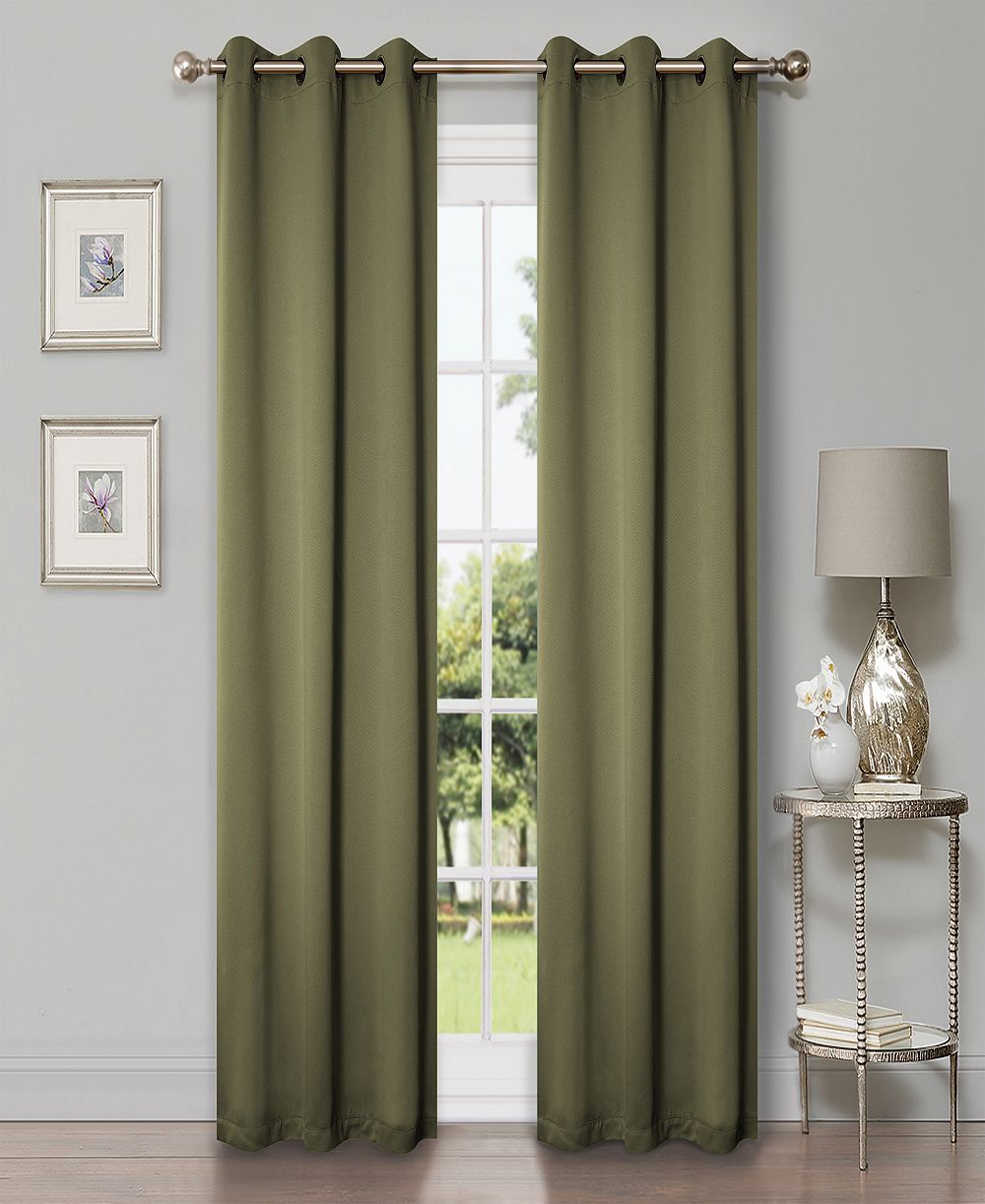 Шторы Superior Classic Solid Room Darkening Grommet Top 42" x 84" (набор из 2 шт.)