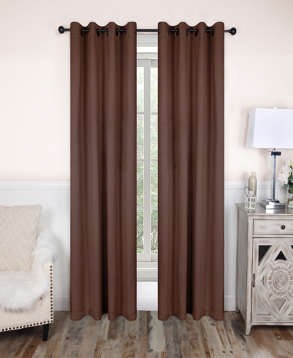 Superior шторы Room Darkening Curtain Panels Set of 2