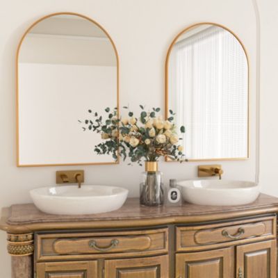 Homlux Arched Wall Mounted Mirror 20"x30"