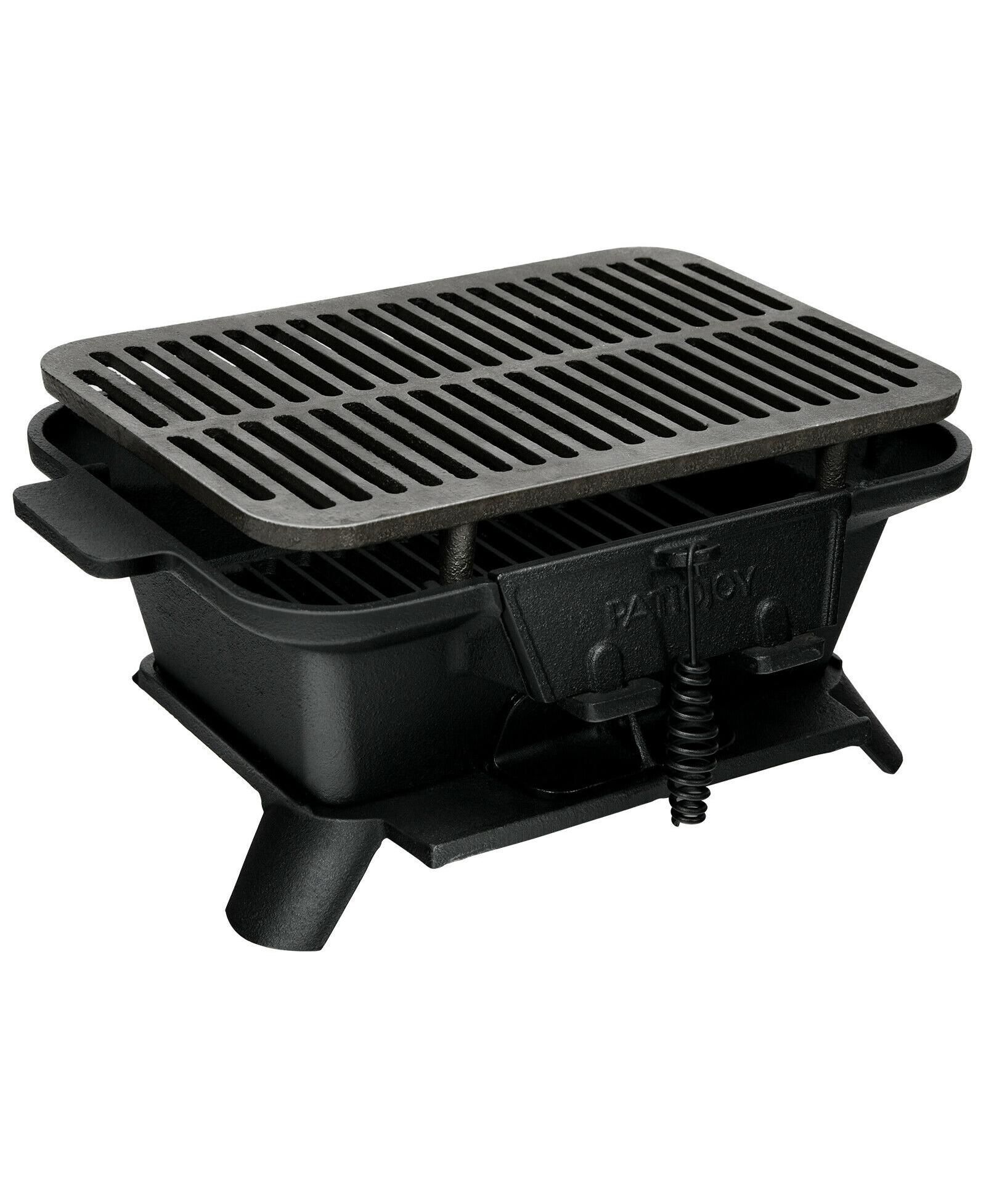 Heavy Duty Cast Iron Tabletop BBQ Grill Stove for Camping Picnic