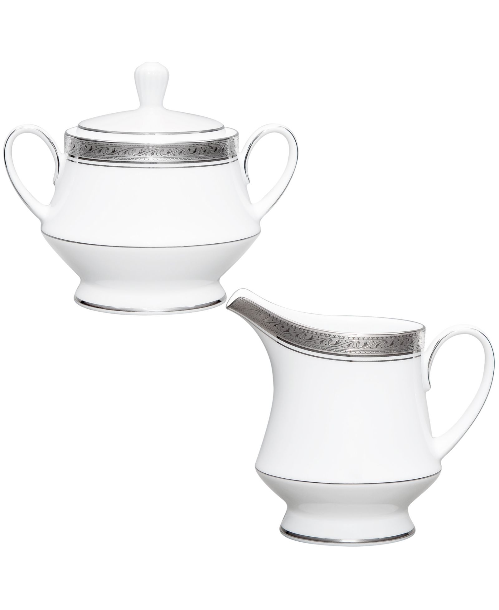 Набор для подачи сахара Noritake Crestwood Platinum Sugar Creamer Set