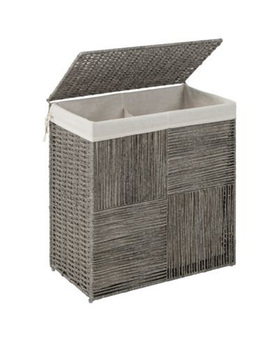 29 Gallon Clothes Laundry Hamper with Removable Liner and Handles