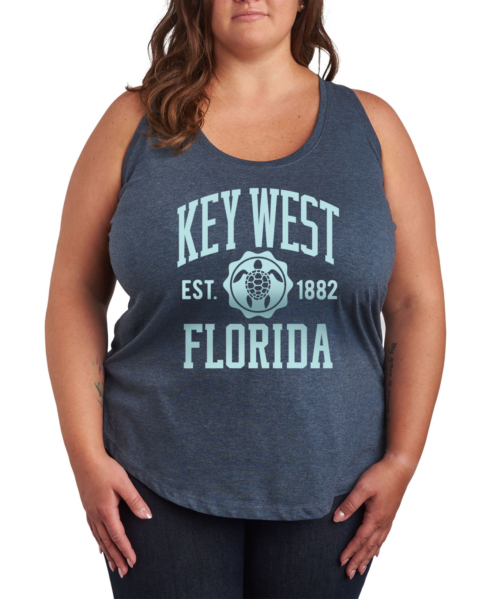 Мужской графический топ Hybrid Apparel Key West Athletic Plus Size