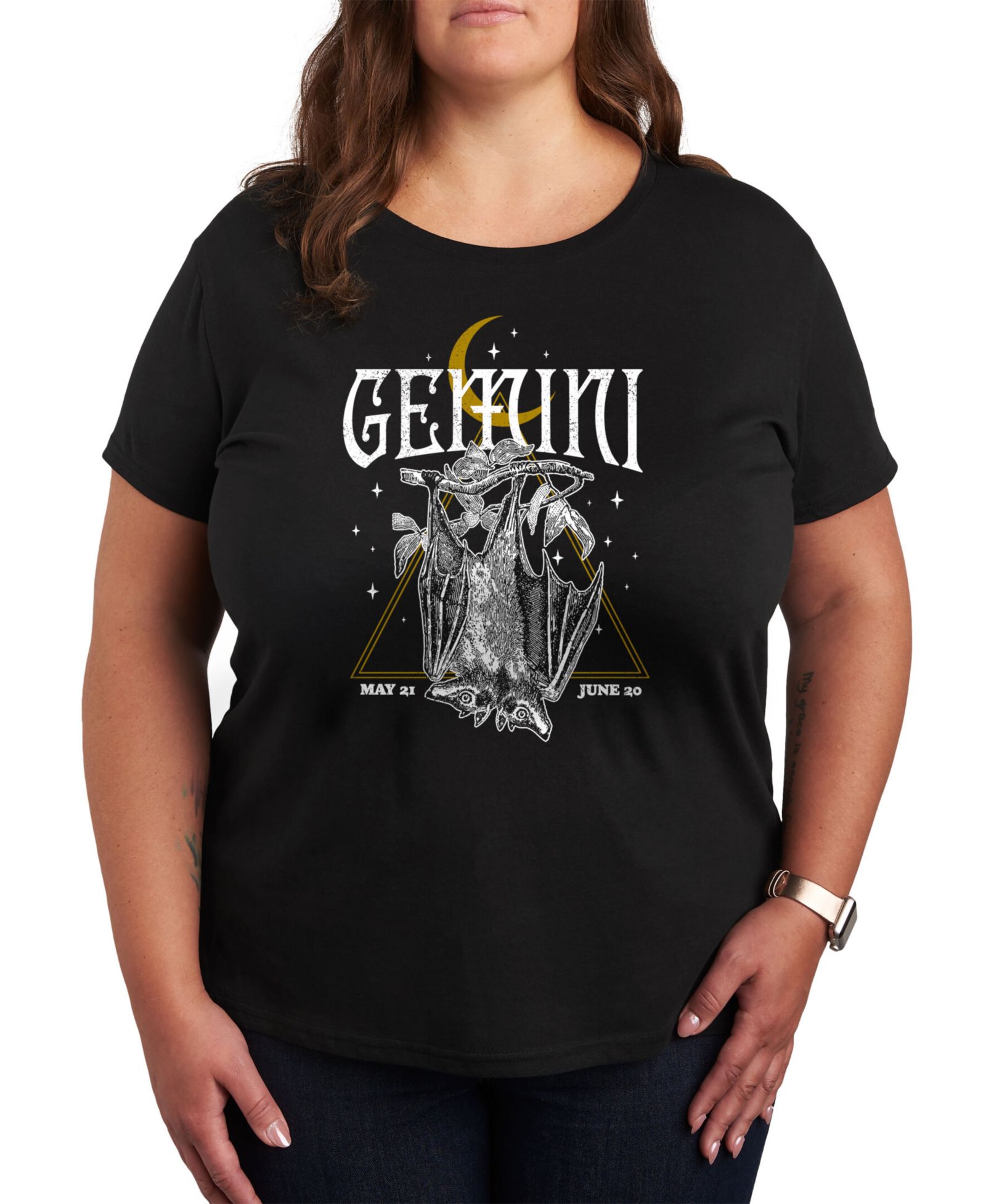 Футболка Hybrid Apparel Gemini Bats Plus Size Graphic