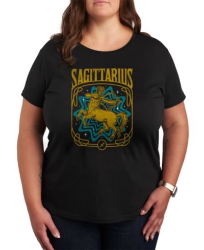 Hybrid Apparel футболка с принтом Sagittarius Zodiac Plus Size