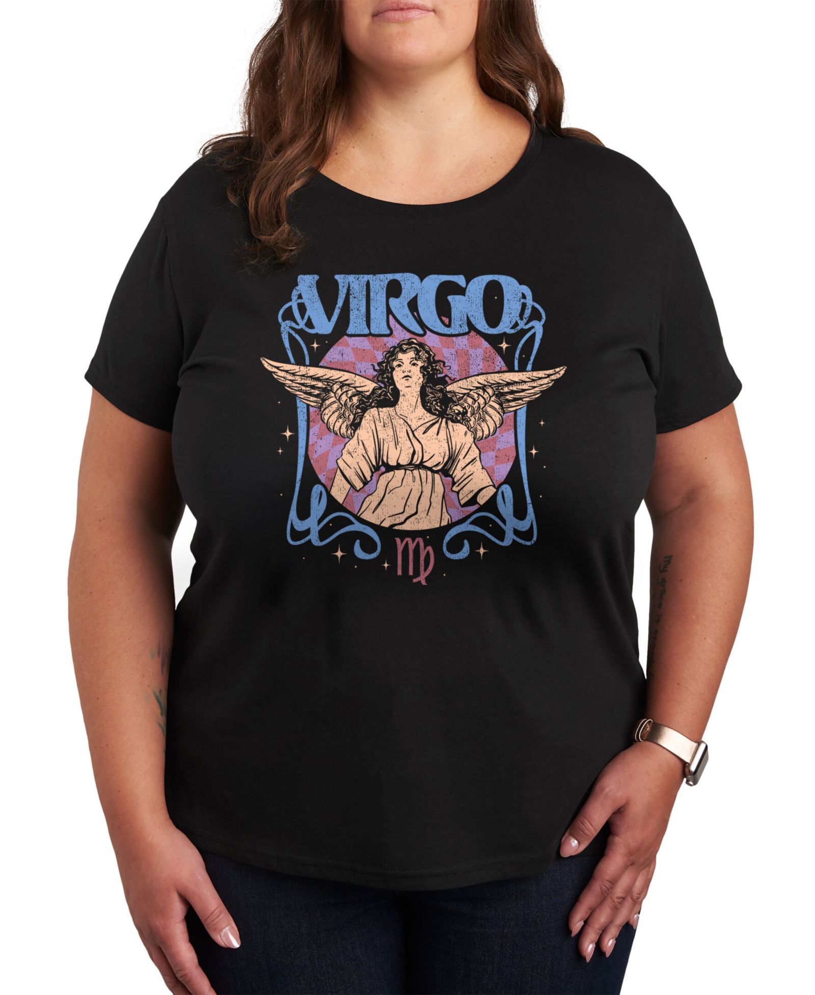 Hybrid Apparel Virgo Zodiac Plus Size Graphic T-Shirt