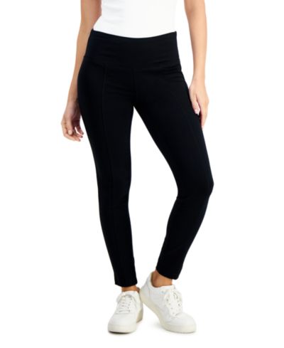 Style & Co Petite Ponté-Knit Mid-Rise Pants, Petite & Petite Short, Created for Macy's