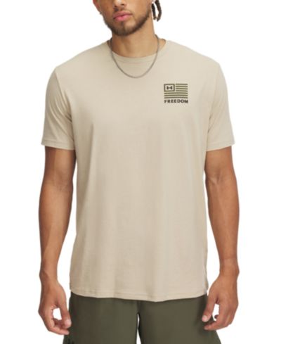 Under Armour Мужская футболка с приндивом Freedom Crewneck
