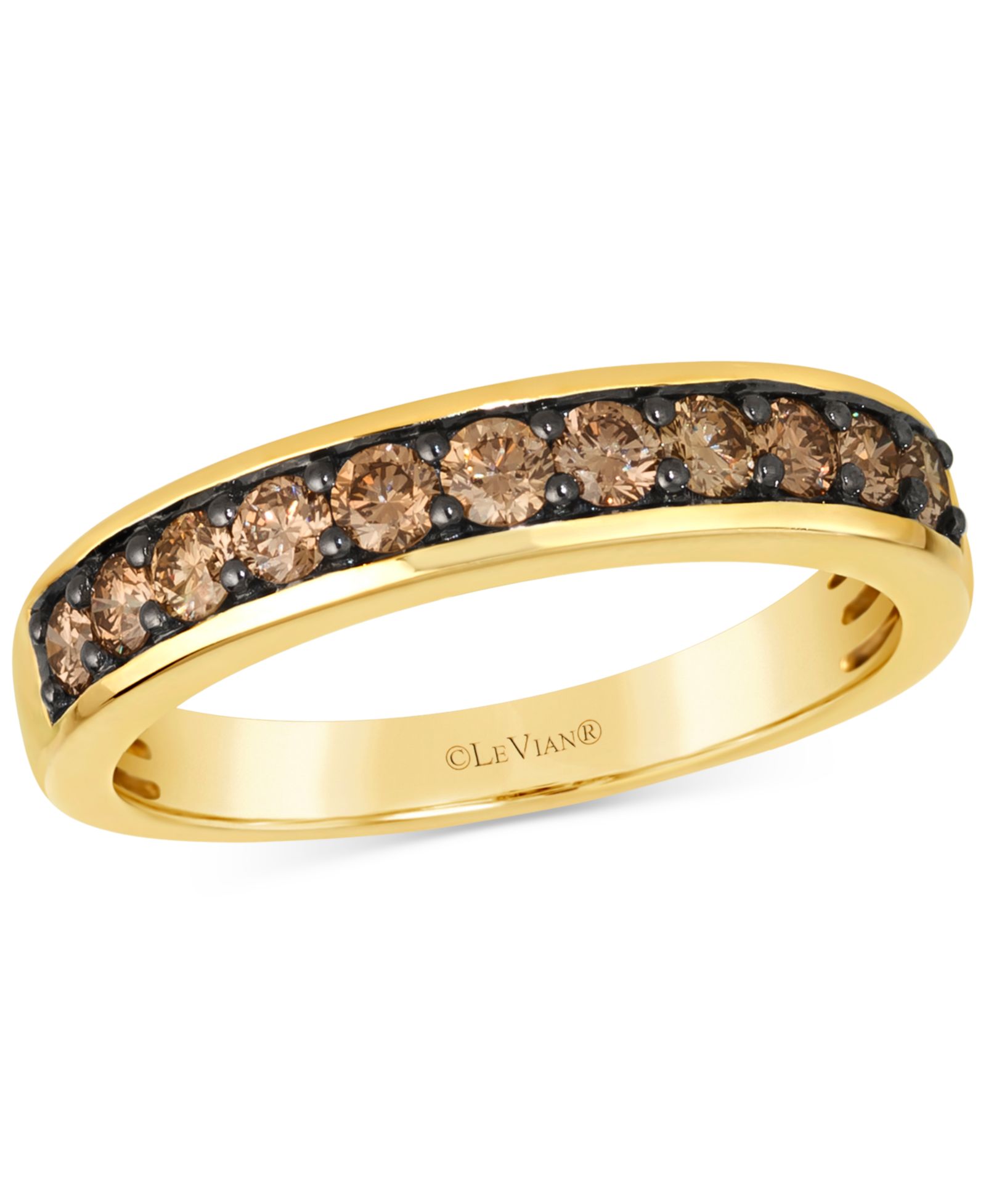 Мужское кольцо Le Vian Chocolatier® с шоколадным бриллиантом в 14k золоте