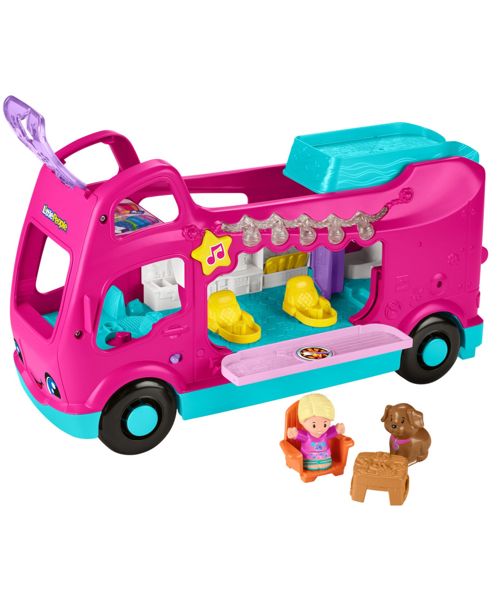 Игровой набор Little People Barbie Little Dreamcamper RV Playset с музыкой и светом