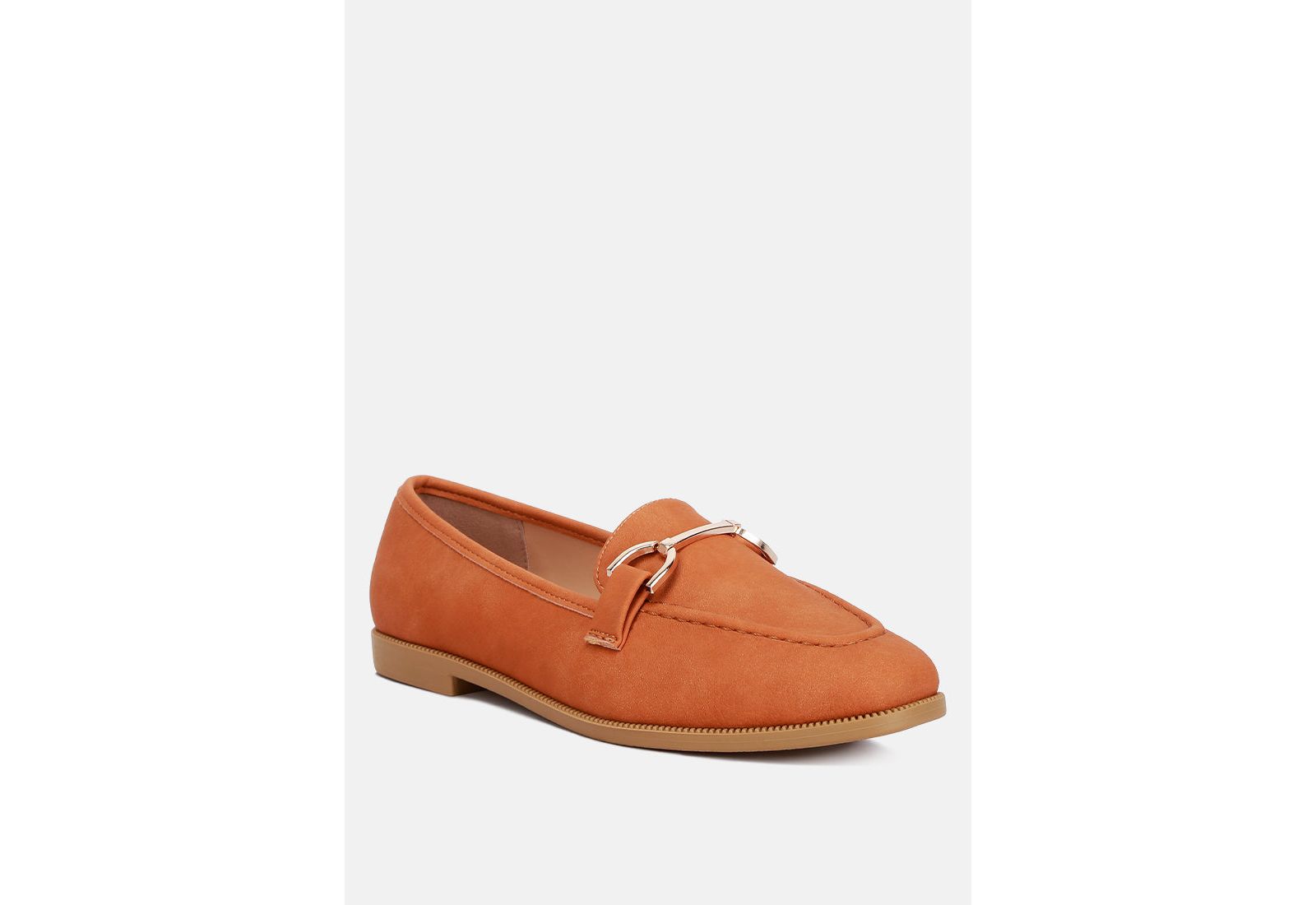 London Rag Womens Jagger Horsebit Detail Flat Loafers